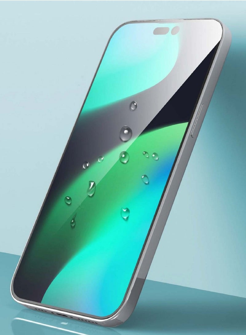 ديفيا Van Series زجاج مقسى كامل الشاشة مضاد للكهرباء الساكنة مع أداة مساعدة لهاتف iPhone 14 - Image 1