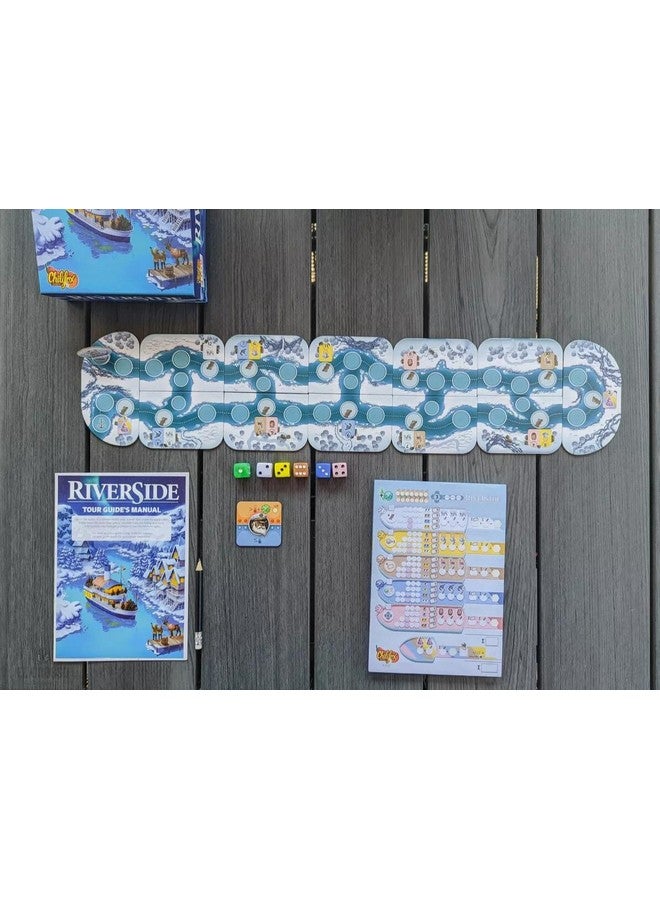 Stronghold Games Riverside - Strategic Roll-and-Write Adventure, Explore The Arctic, Fun Family Board Game for 1-6 Players, Ages 14+ - Image 2