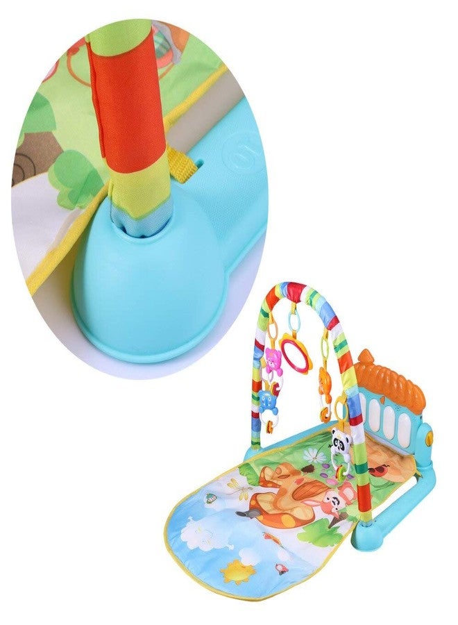 Ngel Baby Activity Gym Piano for Kids Rug Educational Puzzle Carpet with Piano Keyboard and Cute Animal Play Mat Crawling Play Mat Toys/Baby Gym and Fitness Rack with Plastic Piano - Image 4