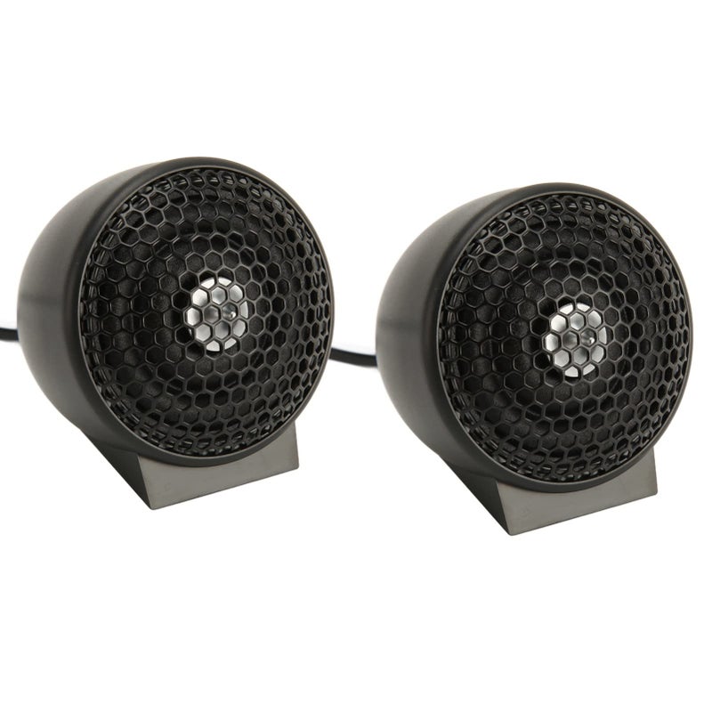 Bewinner 2pcs 150 Dome Speaker Tweeter, High Sensitivity Car Stereo Speaker Tweeter, Black Mini Tweeter for Car Systems - Image 1