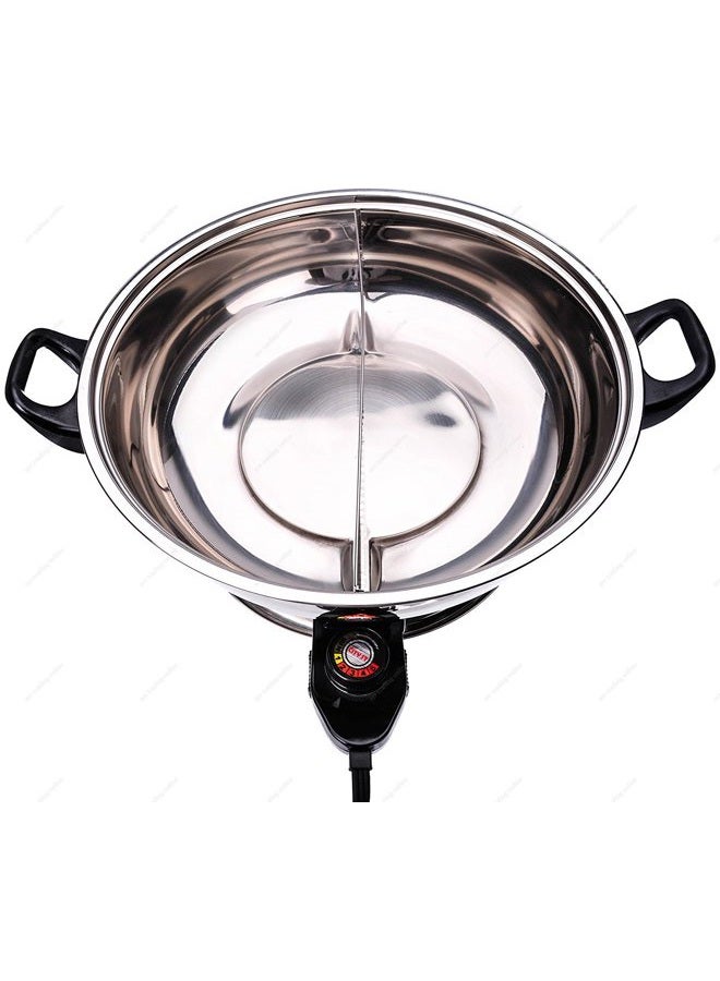 M.V. Trading Shabu Shabu Hot Pot, Electric Mongolian Hot Pot With Divider - Image 4
