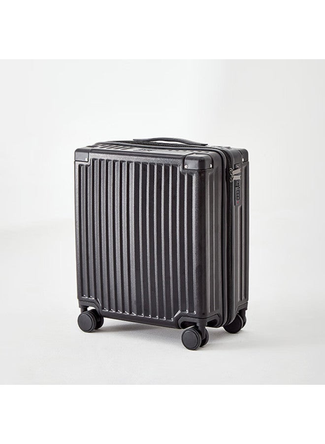 Soo Luggage, Dry And Wet Separation, Small Travel Suitcase, Carry-on Luggage, 18-inch Password Lock Suitcase, Trolley Case, Short-distance Luggage, Black - Image 2