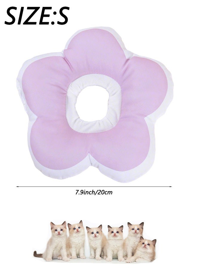 Generic Cat Cone Collar Waterproof and Soft Cone Collars for Cat Wound Healing Protective Cone After Surgery Elizabethan Collars for Kitten Pets S  - Image 5