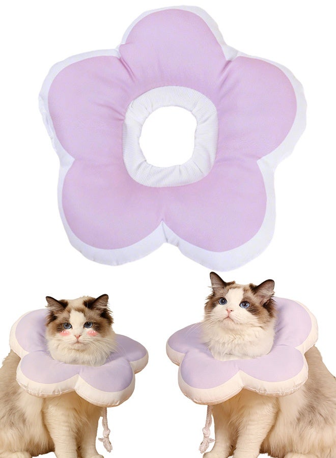 Generic Cat Cone Collar Waterproof and Soft Cone Collars for Cat Wound Healing Protective Cone After Surgery Elizabethan Collars for Kitten Pets S  - Image 1