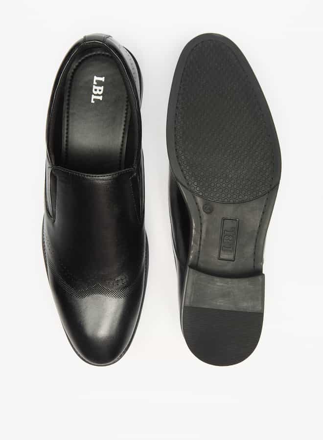 LBL by Shoexpress Men Solid Slip-On Loafers  - Image 4