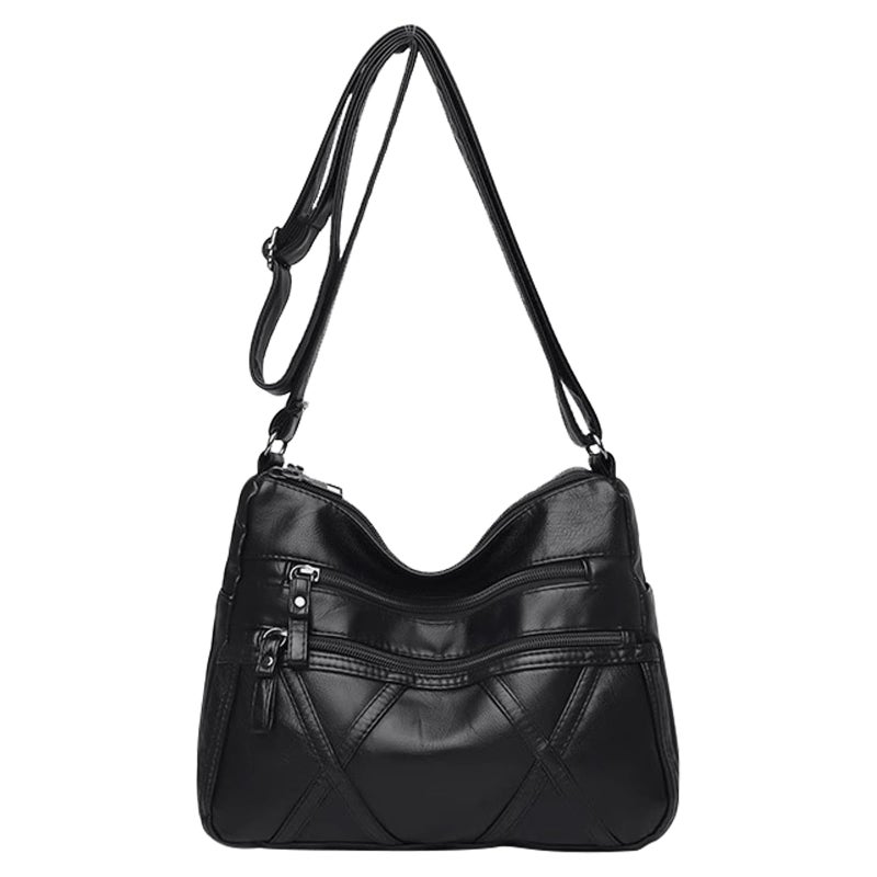 WITERY Women Soft PU Leather Crossboby Bag - Lightweight Multi-Pocket Shoulder Bag Pocketbooks Ladies Medium Purses Handbag Hobo Tote Bags Messenger Bags for Everyday Use/Shopping/Travel - Image 1