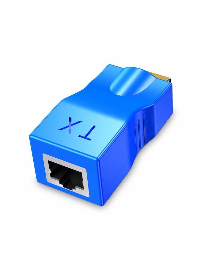Eanetf HDMI to RJ45 Network HDMI Repeater, 2 PCS HDMI Extender Transmitter and Receiver Network RJ45 Over Cat 5e / 6 1080p with Built-in Thunder Protection Circuit - Image 3