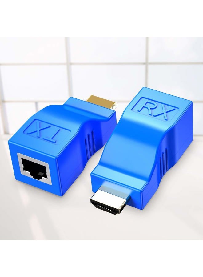 Eanetf HDMI to RJ45 Network HDMI Repeater, 2 PCS HDMI Extender Transmitter and Receiver Network RJ45 Over Cat 5e / 6 1080p with Built-in Thunder Protection Circuit - Image 5