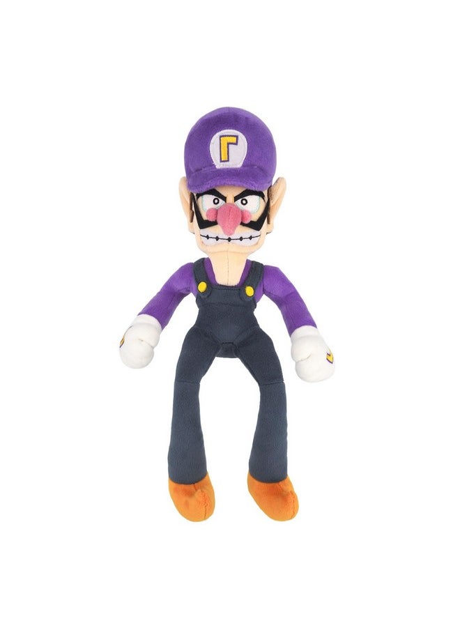 Sanei Super Mario All Star Collection 12.5 Waluigi Plush Small  - Image 2