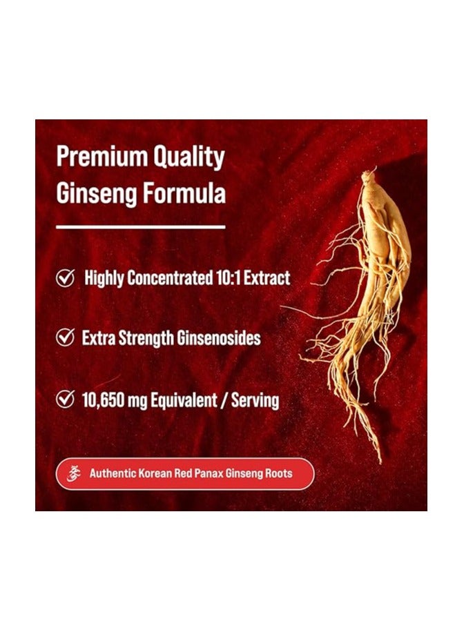 ناتشوراتشامبس نيوتراشامبس كبسولات الجينسنغ الكورية ريد باناكس | جينسينوسيدس بقوة اضافية للطاقة والتركيز والاداء والحيوية ودعم المناعة | مستخلص جذور الجينسنغ الكوري (120، احمر) - Image 5