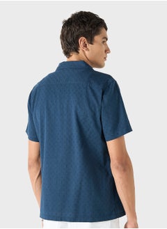Lee Cooper Lee Cooper Regular Fit Solid Shirt with Long Sleev  - Image 2