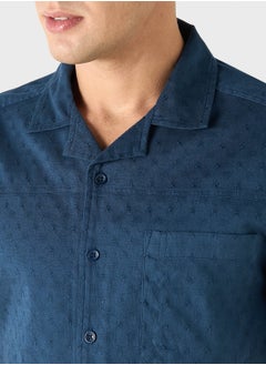 Lee Cooper Lee Cooper Regular Fit Solid Shirt with Long Sleev  - Image 3