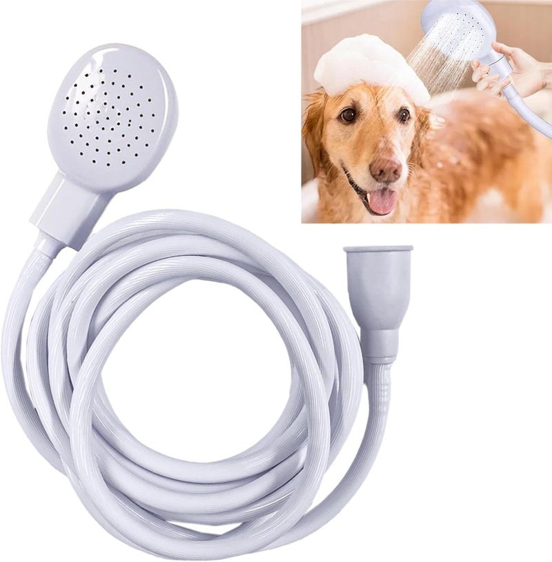 Anglepingping 16.40ft/5mSink Spray Hose,Shampoo Sprayer Handheld Hose Portable Sink Faucet Spraye Strainers for Bathing Baby,Pets Shower,Rinsing Vegetables,Washing Hair - Image 1