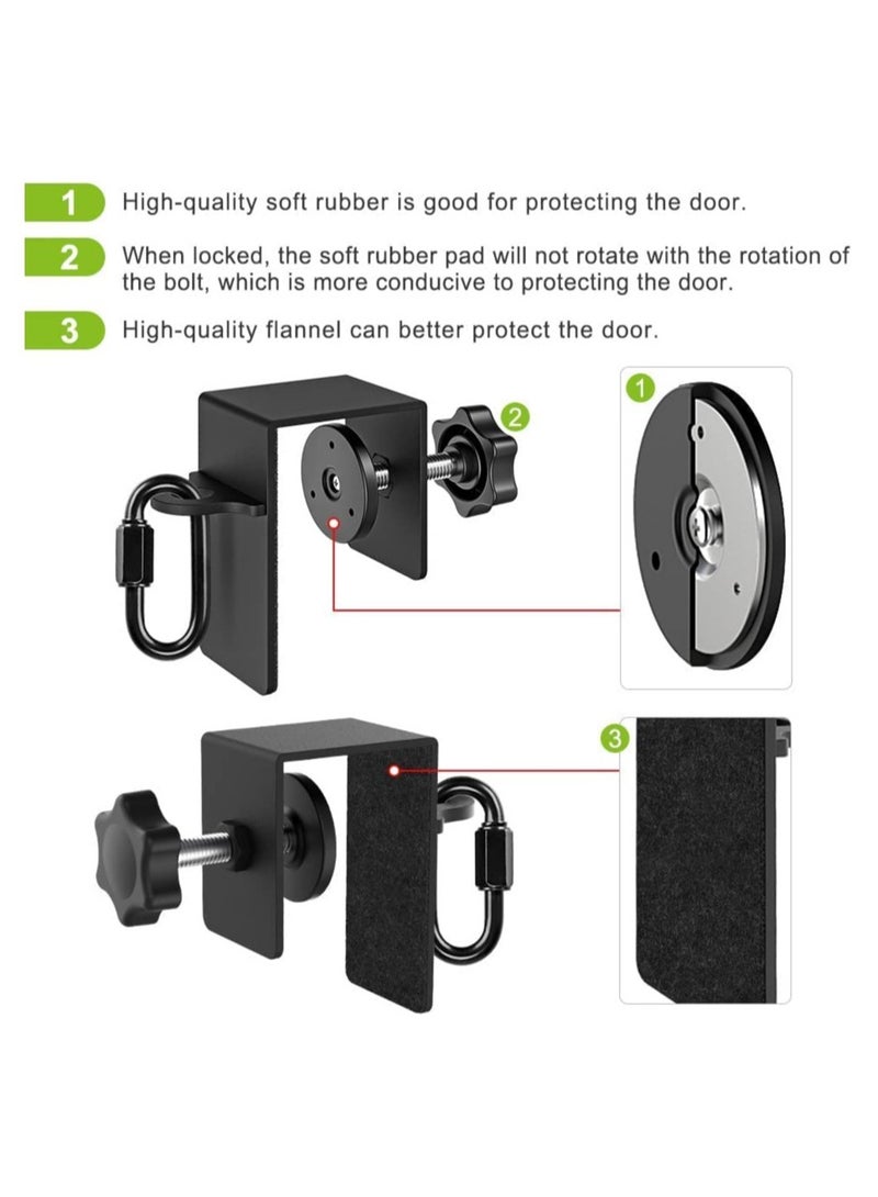 Excefore Heavy Duty Door Anchor for Resistance Bands Suspension Training, Workout Door Mount Anchors for Body Weight Straps, Strength Training, Physical Therapy Exercise, Home Gym - Image 3