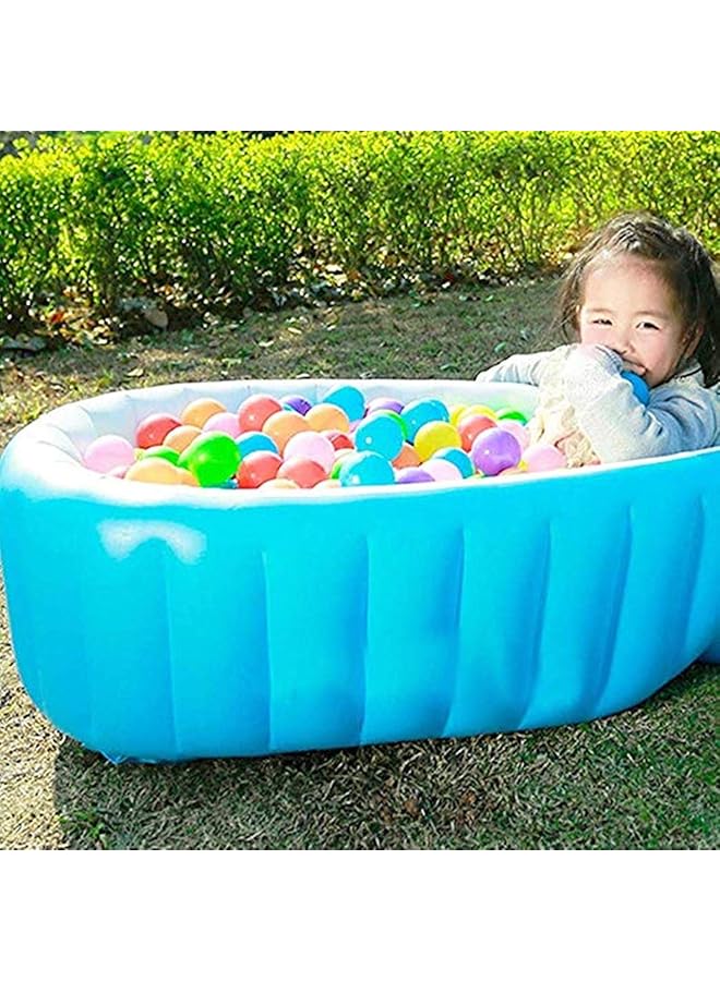 Baby Portable Inflatable Foldable Non Slip Mini Air Shower Basin Swimming Pool With Air Pump - Image 5