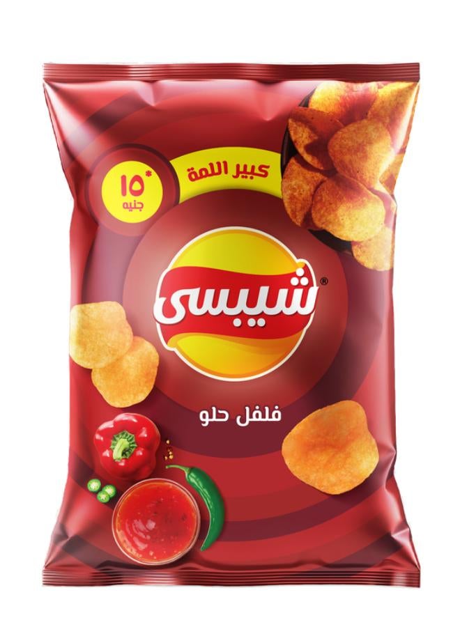 شيبسي رقائق البطاطس بالفلفل الحلو 83-93 جم