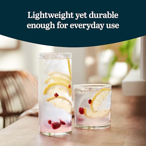 Libbey Miles 16 Piece Tumbler and Rocks Glass Set - Image 4