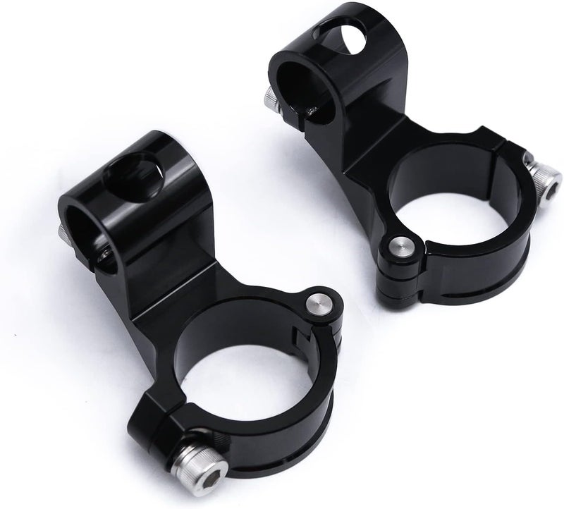 HYEPIVOT 50MM Riser Motorcycle Clip On Handlebar Clamp Mount Kit - Image 1