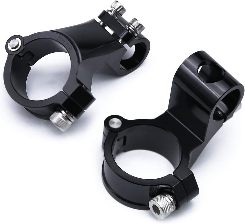 HYEPIVOT 50MM Riser Motorcycle Clip On Handlebar Clamp Mount Kit - Image 2