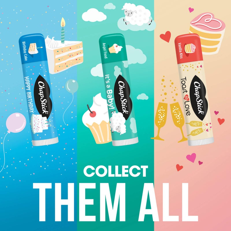 Chapstick Party Favor Lip Balm Gift Pack It's a Baby 10 sticks 0.15 oz each, Cream White - Image 5