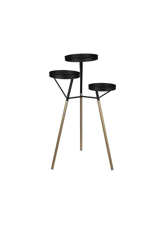 Suncoast Poccolo Outdoor Side Table Three Armed-Black  - Image 1