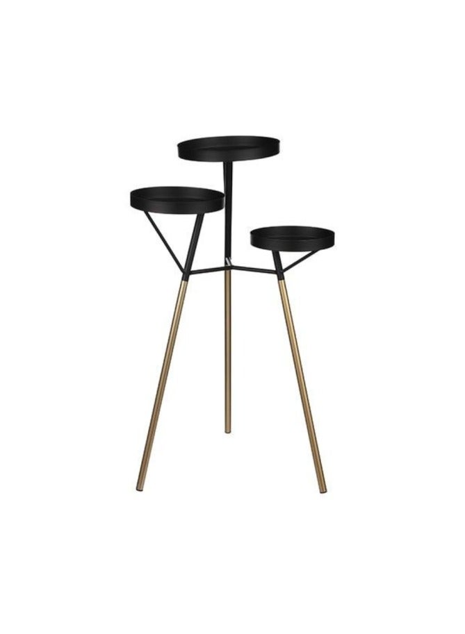 Suncoast Poccolo Outdoor Side Table Three Armed-Black  - Image 3