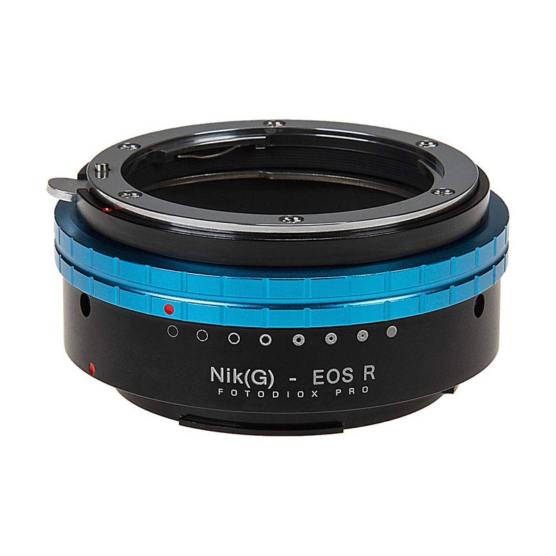 Fotodiox Pro Lens Mount Adapter Compatible with Nikon Nikkor F Mount G-Type D/SLR Lenses to Canon RF (EOS-R) Mount Mirrorless Camera Bodies, (NikG-EOSR-PRO) - Image 1