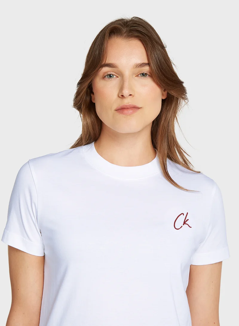 Calvin Klein Jeans Embroidered Ck Regular Tee