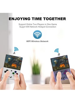 Miyoo Mini Plus Handheld Game Console, with Dedicated Storage Case, 3.5 Inch IPS 640x480 Screen, 64G/128G TF Card with 10,000+ Games, 3000mAh 7+Hours Battery, Support Wireless Network (Black 128G)  - Image 4