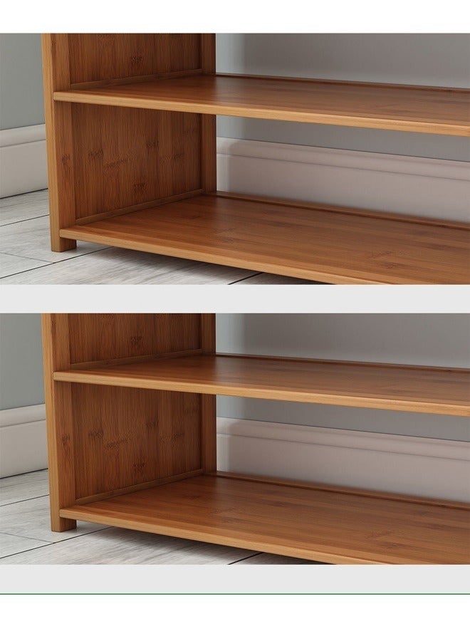 fashionhome 4-Tiers Bamboo Shoe Rack Organizer Shoe Cabinet Display Storage Rack for Entryway and Living Room Furniture 70x25x66 cm  - Image 5