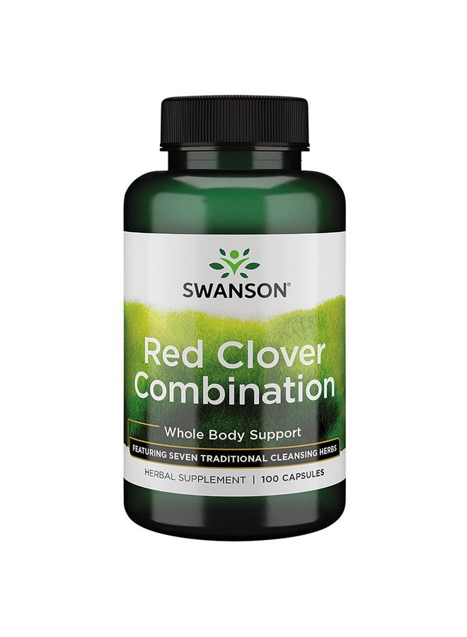 Swanson Red Clover Combination 100 Capsules - Image 1