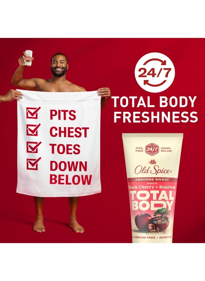Old Spice - Old Spice Whole Body Deodorant for Men, Total Body Deodorant, Black Cherry + Bourbon Scent, Aluminum Free Deodorant Cream for 24/7 Freshness // Dermatologist Tested Whole Body Deodorant, 3.0 oz - Image 1