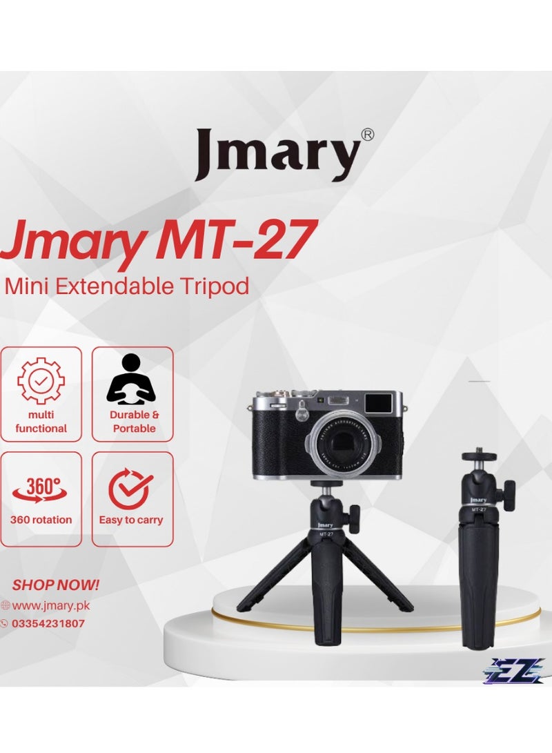 ELTRAZONE Mini Extendable Tripod – Ultra-Compact, Lightweight & Sturdy for Mobile & Camera Use - Image 3