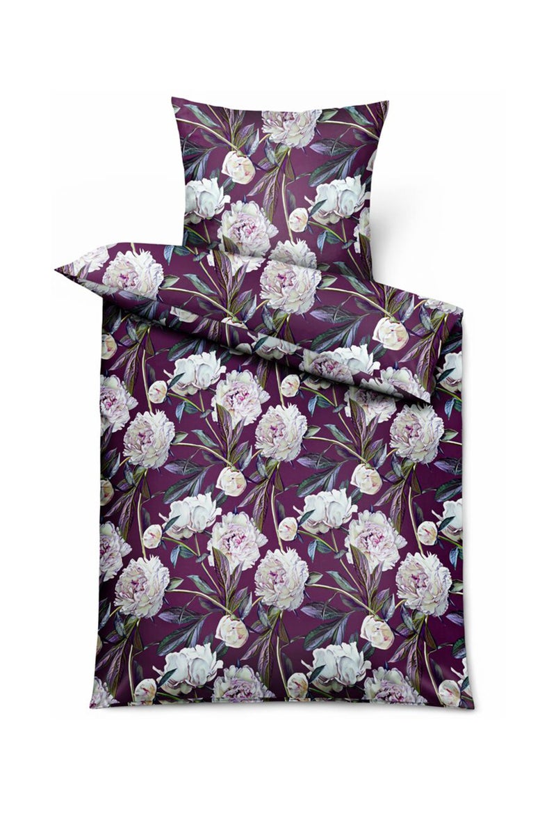 Tchibo Single Floral Print Duvet Cover Set, Multicolor - Image 2