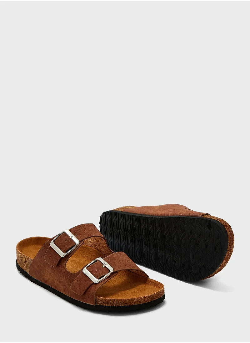 Ginger 2-Strap Adjustable Buckle Slide
