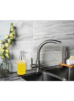 iSTAR iSTAR Multi Purpose Liquid Soap Dispenser/Shampoo/Hand Wash Holder Dispenser/Lotion/Conditioner/Sanitizer/Gel Dispenser Stand for Home, Bathroom & Kitchen Sink(Pack of 1)  - Image 2