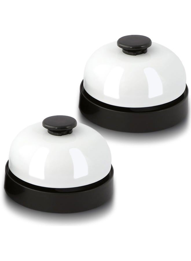 FASIUCHOI 2 PCS Small Call Bell, 2.56 Inch Service Bell, Ring Bell for Service, Dinner Bell, Counter Bell, Desk Bell for Trivia Games, Bells for Dog Training - Image 1