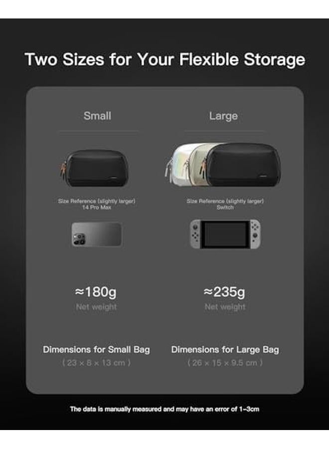 Excefore Electronics Organizer Travel Case Waterproof Tech Pouch Large Travel Friendly Bag For Electronic Accessories Cable Cord Charger Phone Ideal Tech Organizer For On The Go - Image 2