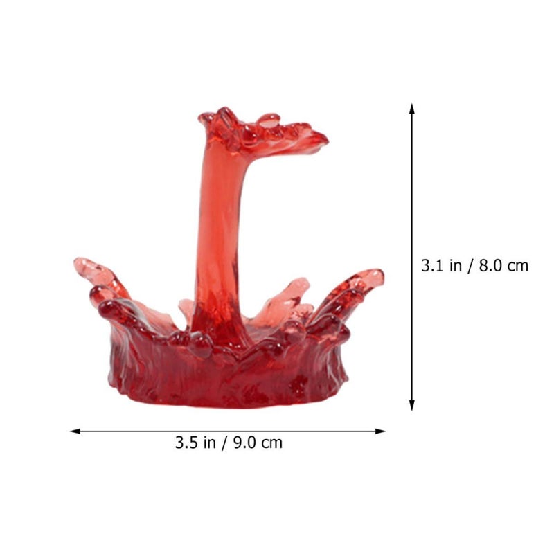 Decorative Wine Bottle Holder Stand For Living Room Dining Cabinet Red - Image 3