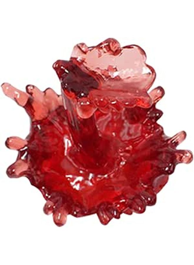 Decorative Wine Bottle Holder Stand For Living Room Dining Cabinet Red - Image 1