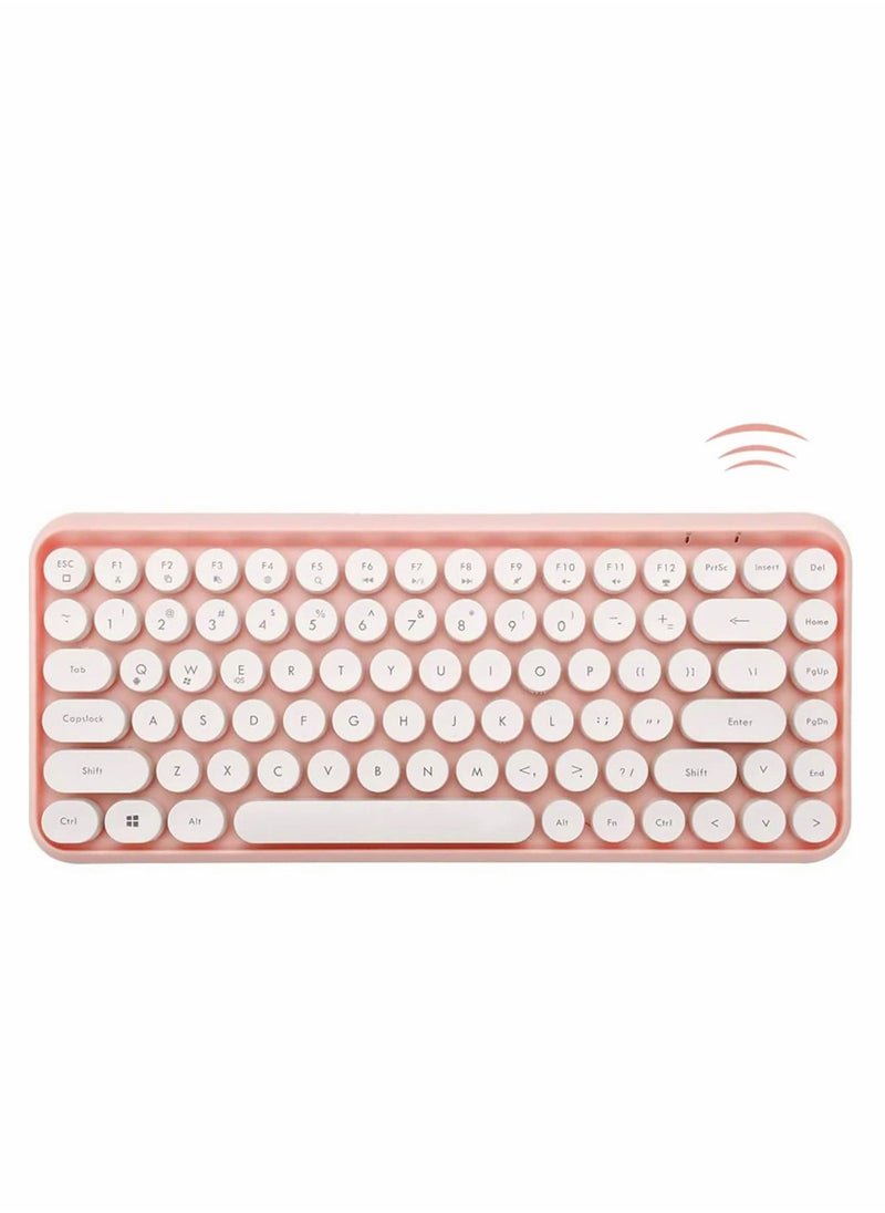 Y&D - Wireless Bluetooth Keyboard, Mini Portable 84-Key, Compatible Android, Windows, PC, Tablet - Image 1