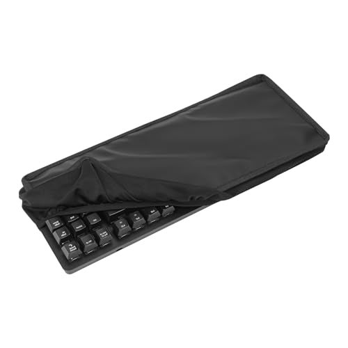 Geekria Tenkeyless TKL Keyboard Dust Cover, Soft Silicone Keyboard Cover for 80% 87 Key Computer Mechanical Gaming Keyboard, Compatible with Logitech G915 TKL (Black) - Image 1