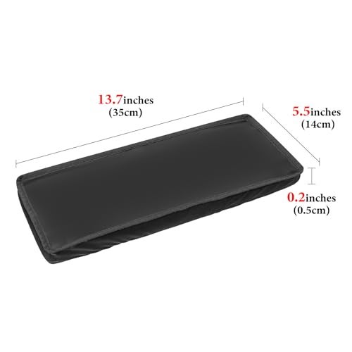 Geekria Tenkeyless TKL Keyboard Dust Cover, Soft Silicone Keyboard Cover for 80% 87 Key Computer Mechanical Gaming Keyboard, Compatible with Logitech G915 TKL (Black) - Image 4