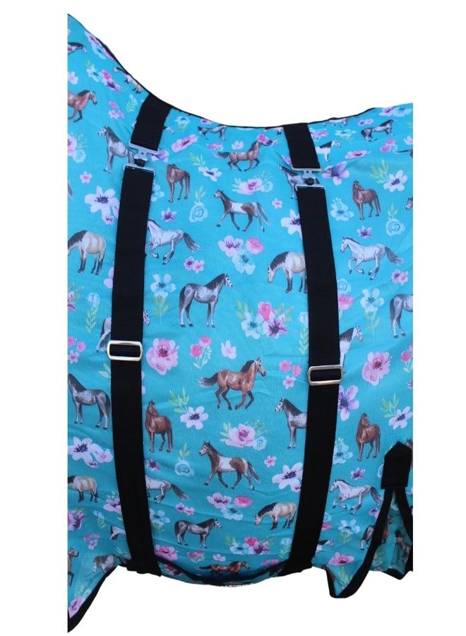 Challenger 72" Horse Mesh Lightweight Breathable Summer Spring Sheet Bellyband 73432 - Image 2