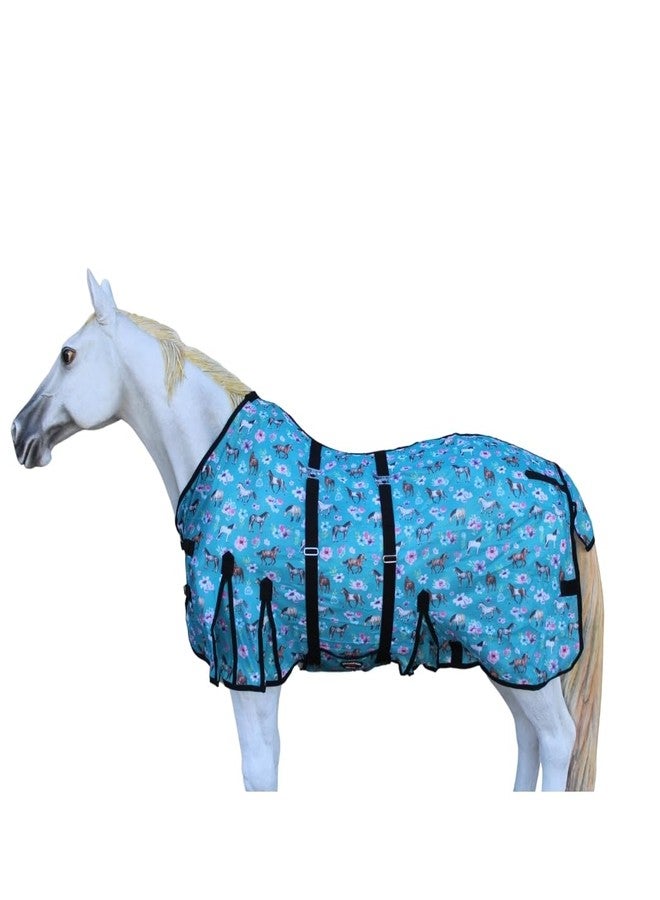 Challenger 72" Horse Mesh Lightweight Breathable Summer Spring Sheet Bellyband 73432 - Image 5