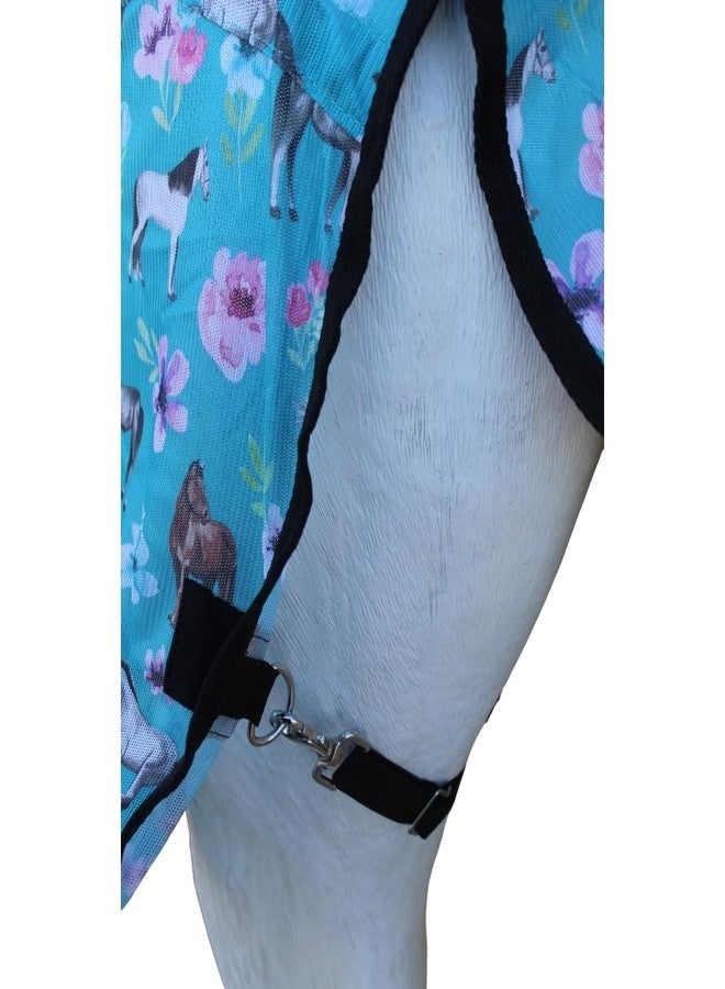 Challenger 72" Horse Mesh Lightweight Breathable Summer Spring Sheet Bellyband 73432 - Image 3