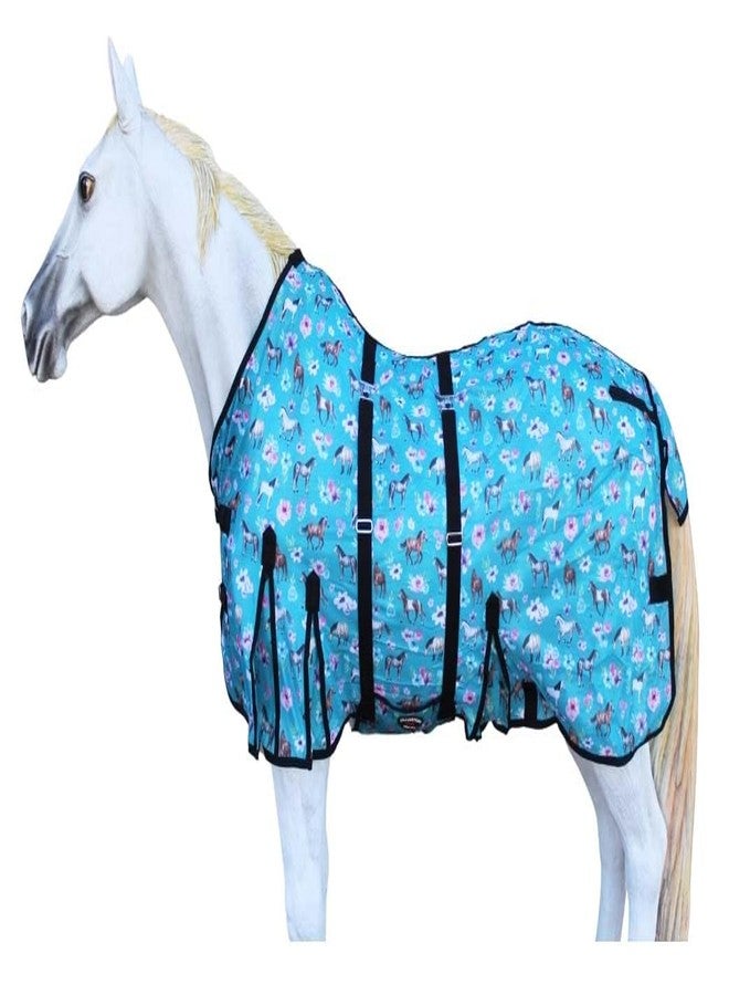 Challenger 72" Horse Mesh Lightweight Breathable Summer Spring Sheet Bellyband 73432 - Image 1