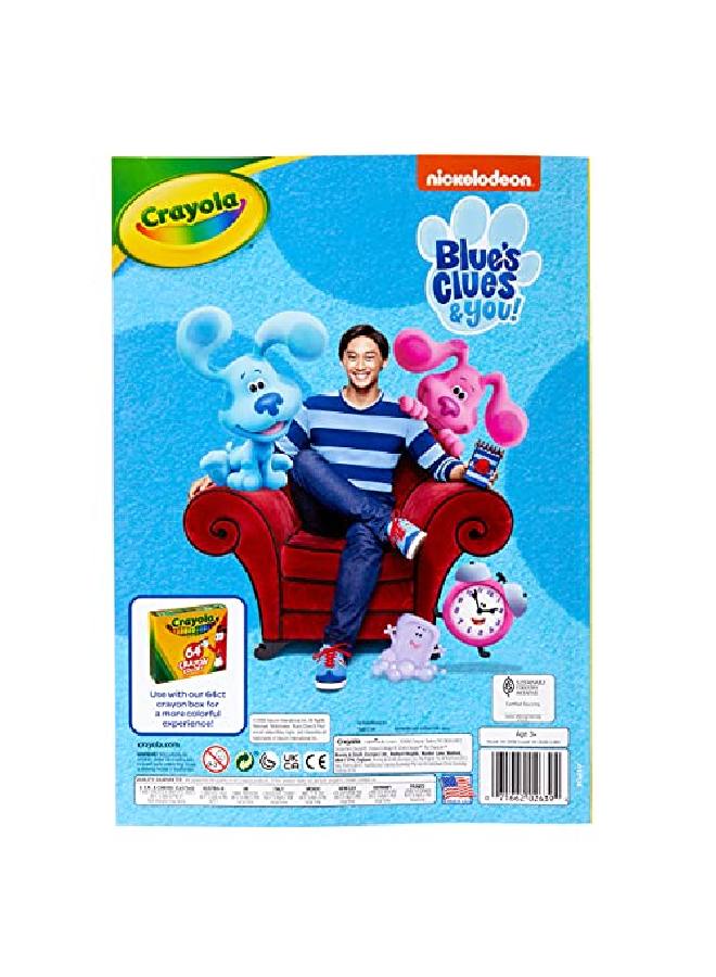 Crayola Blues Clues Coloring Book With Stickers Gift For Kids 96 Pages Ages 3 4 5 6 - Image 4