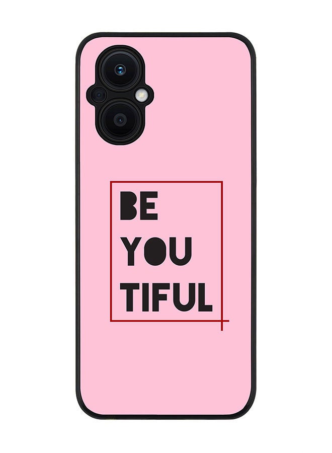 Stylizedd Rugged Black edge case for Oppo Reno7 Z  Slim fit Soft Case Flexible Rubber Edges Anti Drop TPU Gel Thin Cover - Beyoutiful - Image 1