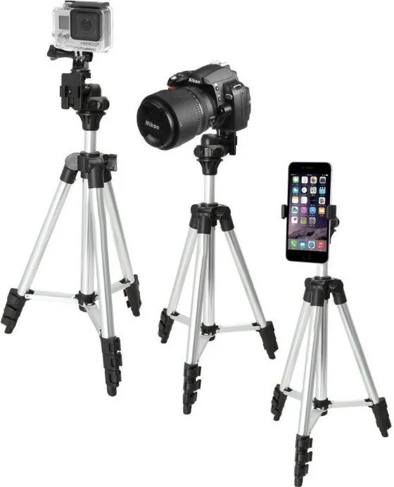 Sinerji Shop Phone and Camera Holder Tripod Stand 105 cm (With Phone Holder)